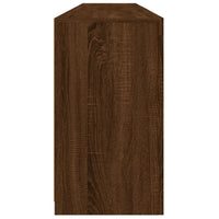 Thumbnail for Sideboard mit LED-Leuchten Braun Eichen-Optik 181,5x37x67 cm