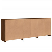 Thumbnail for Sideboard mit LED-Leuchten Braun Eichen-Optik 181,5x37x67 cm