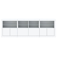 Thumbnail for Sideboard mit LED-Leuchten Weiß 202x37x67 cm