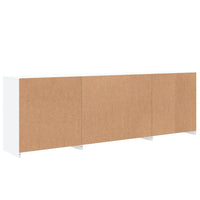 Thumbnail for Sideboard mit LED-Leuchten Weiß 202x37x67 cm