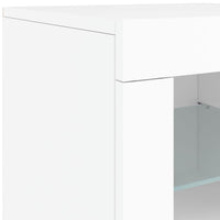 Thumbnail for Sideboard mit LED-Leuchten Weiß 202x37x67 cm