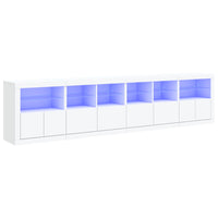 Thumbnail for Sideboard mit LED-Leuchten Weiß 283x37x67 cm