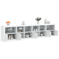 Thumbnail for Sideboard mit LED-Leuchten Weiß 283x37x67 cm