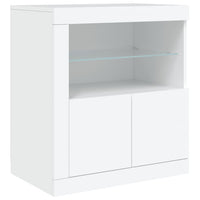 Thumbnail for Sideboard mit LED-Leuchten Weiß 283x37x67 cm