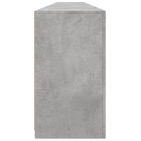 Thumbnail for Sideboard mit LED-Leuchten Betongrau 283x37x67 cm