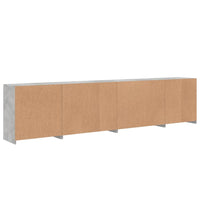 Thumbnail for Sideboard mit LED-Leuchten Betongrau 283x37x67 cm