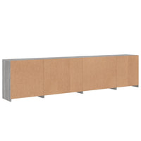 Thumbnail for Sideboard mit LED-Leuchten Grau Sonoma 283x37x67 cm