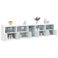 Thumbnail for Sideboard mit LED-Leuchten Weiß 283x37x67 cm