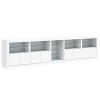 Thumbnail for Sideboard mit LED-Leuchten Weiß 283x37x67 cm