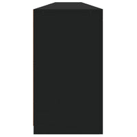 Thumbnail for Sideboard mit LED-Leuchten Schwarz 283x37x67 cm