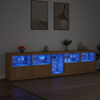 Thumbnail for Sideboard mit LED-Leuchten Sonoma-Eiche 283x37x67 cm