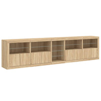Thumbnail for Sideboard mit LED-Leuchten Sonoma-Eiche 283x37x67 cm