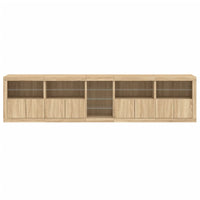 Thumbnail for Sideboard mit LED-Leuchten Sonoma-Eiche 283x37x67 cm