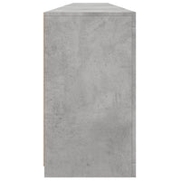 Thumbnail for Sideboard mit LED-Leuchten Betongrau 283x37x67 cm