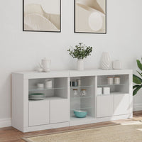 Thumbnail for Sideboard mit LED-Leuchten Weiß 162x37x67 cm