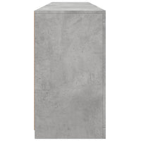Thumbnail for Sideboard mit LED-Leuchten Betongrau 162x37x67 cm