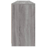 Thumbnail for Sideboard mit LED-Leuchten Grau Sonoma 162x37x67 cm