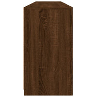 Thumbnail for Sideboard mit LED-Leuchten Braun Eichen-Optik 162x37x67 cm