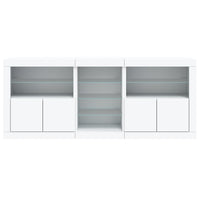 Thumbnail for Sideboard mit LED-Leuchten Weiß 181,5x37x67 cm