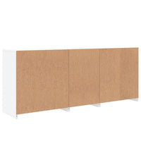 Thumbnail for Sideboard mit LED-Leuchten Weiß 181,5x37x67 cm