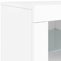 Thumbnail for Sideboard mit LED-Leuchten Weiß 181,5x37x67 cm