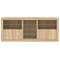 Thumbnail for Sideboard mit LED-Leuchten Sonoma-Eiche 181,5x37x67 cm
