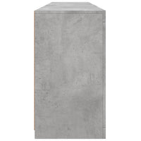 Thumbnail for Sideboard mit LED-Leuchten Betongrau 181,5x37x67 cm