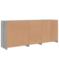 Thumbnail for Sideboard mit LED-Leuchten Grau Sonoma 181,5x37x67 cm