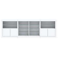 Thumbnail for Sideboard mit LED-Leuchten Weiß 202x37x67 cm