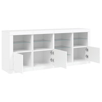Thumbnail for Sideboard mit LED-Leuchten Weiß 164x37x67 cm