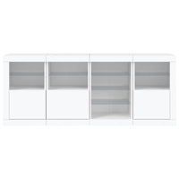 Thumbnail for Sideboard mit LED-Leuchten Weiß 164x37x67 cm