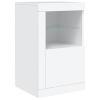 Thumbnail for Sideboard mit LED-Leuchten Weiß 164x37x67 cm