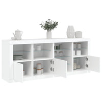 Thumbnail for Sideboard mit LED-Leuchten Weiß 164x37x67 cm