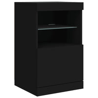 Thumbnail for Sideboard mit LED-Leuchten Schwarz 164x37x67 cm