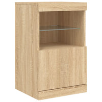 Thumbnail for Sideboard mit LED-Leuchten Sonoma-Eiche 164x37x67 cm