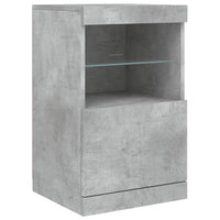 Thumbnail for Sideboard mit LED-Leuchten Betongrau 164x37x67 cm