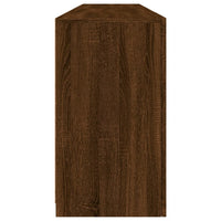 Thumbnail for Sideboard mit LED-Leuchten Braun Eichen-Optik 164x37x67 cm