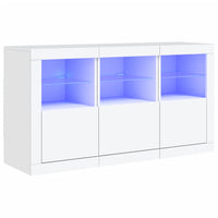 Thumbnail for Sideboard mit LED-Leuchten Weiß 123x37x67 cm