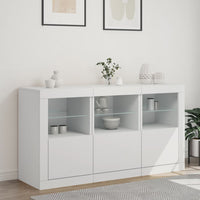 Thumbnail for Sideboard mit LED-Leuchten Weiß 123x37x67 cm