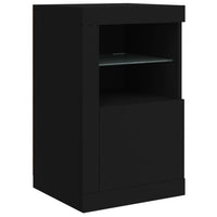 Thumbnail for Sideboard mit LED-Leuchten Schwarz 123x37x67 cm