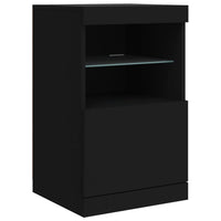 Thumbnail for Sideboard mit LED-Leuchten Schwarz 123x37x67 cm