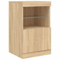 Thumbnail for Sideboard mit LED-Leuchten Sonoma-Eiche 123x37x67 cm
