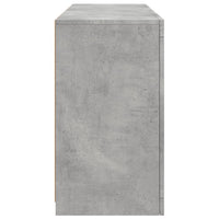 Thumbnail for Sideboard mit LED-Leuchten Betongrau 123x37x67 cm