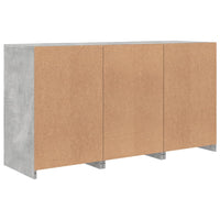 Thumbnail for Sideboard mit LED-Leuchten Betongrau 123x37x67 cm