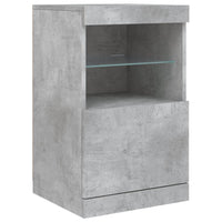 Thumbnail for Sideboard mit LED-Leuchten Betongrau 123x37x67 cm