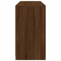 Thumbnail for Sideboard mit LED-Leuchten Braun Eichen-Optik 123x37x67 cm