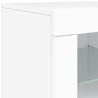 Thumbnail for Sideboard mit LED-Leuchten Weiß 142,5x37x67 cm