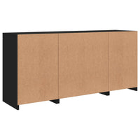 Thumbnail for Sideboard mit LED-Leuchten Schwarz 142,5x37x67 cm