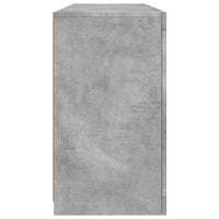 Thumbnail for Sideboard mit LED-Leuchten Betongrau 142,5x37x67 cm