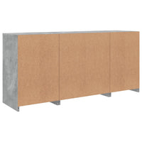 Thumbnail for Sideboard mit LED-Leuchten Betongrau 142,5x37x67 cm